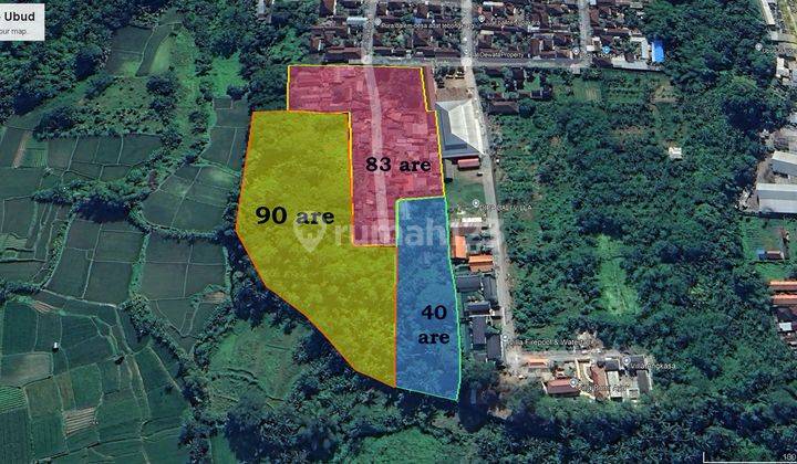 RICE FIELD AND RIVER VIEW LAND FOR LEASE IN SINGAKERTA - UBUD - BALI 1