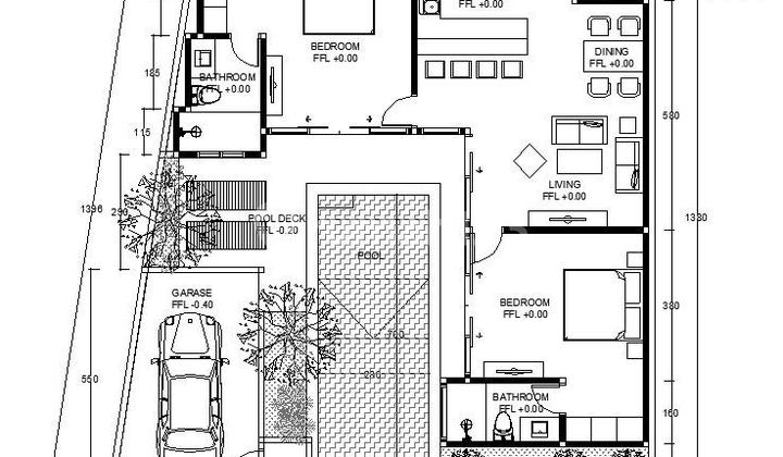 LEASEHOLD VILLA - 2 BEDROOMS ONLY 5 MINUTES DRIVE TO SANUR BEACH 2