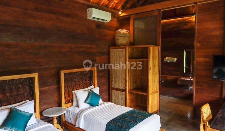 VILLA 2 KAMAR TIDUR DENGAN KONSEP HUTAN TROPIS  DI UBUD - BALI 2