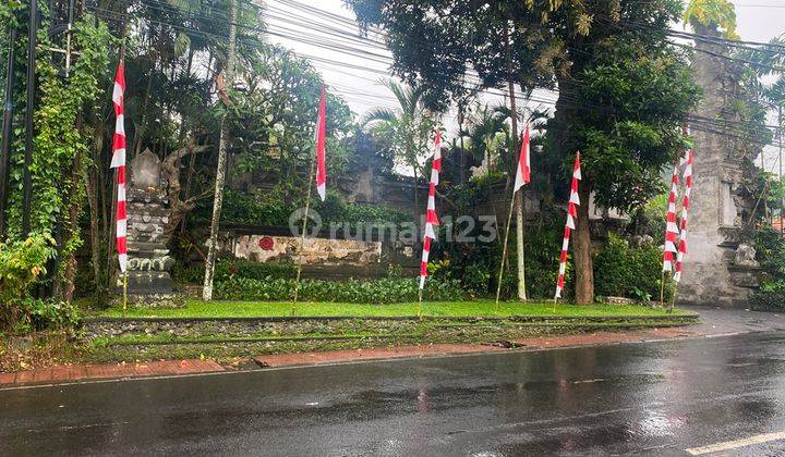 Jual Tanah Rumah Pinggir Jalan Seberang Royal Pita Maha Ubud Bali 1