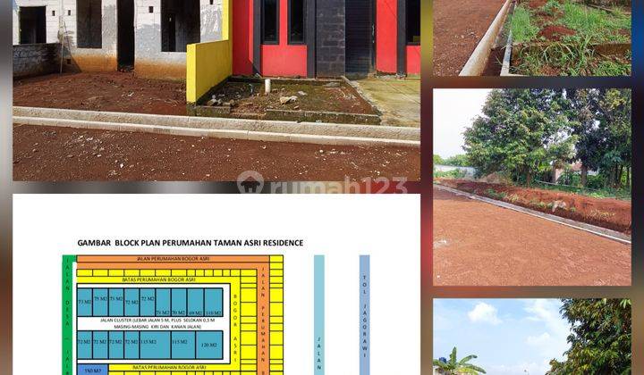 Rumah Baru Taman Asri Bogor berada di lingkungan ramai dekat pabrik dan akses tol  2