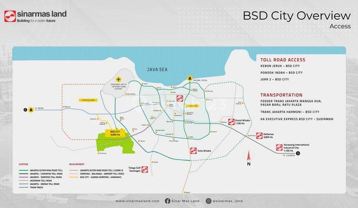 Kavling Komersil Xlane Siap Bangun di Bsd City 2