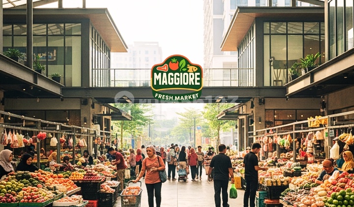Maggiore Fresh Market Ruko Ramai Bisnis di Perbatasan BSD Gading Serpong