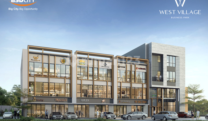 West Village Phase 2 Strategic Shop House Location with High Traffic in BSD City