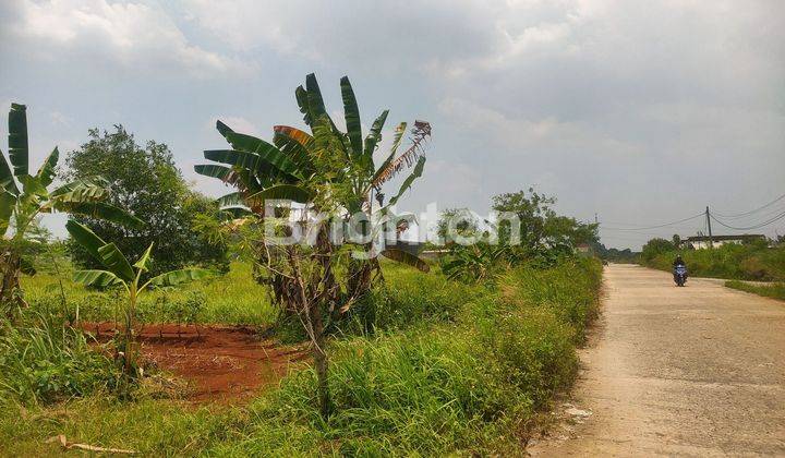 TANAH STRATEGIS 15 MENIT KE TOL LUAS 3000-8000M  COCOK UNTUK WORKSHOP, GUDANG ATAU PABRIK  LOKASI WANAHERANG GUNUNG PUTRI BOGOR 2