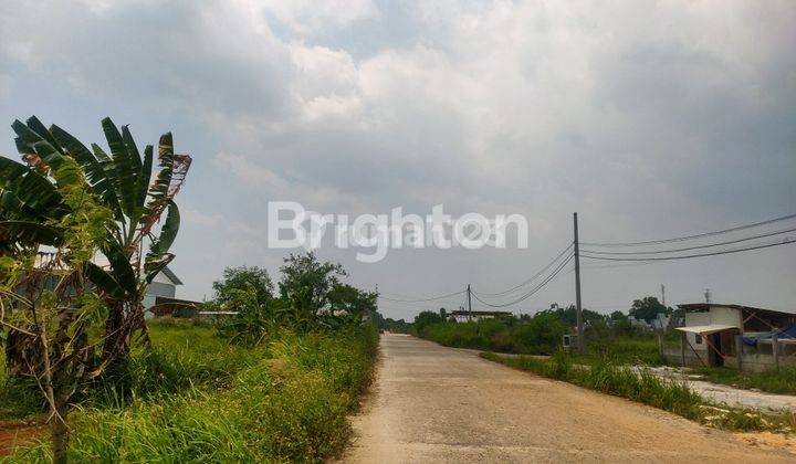 TANAH STRATEGIS 15 MENIT KE TOL LUAS 3000-8000M  COCOK UNTUK WORKSHOP, GUDANG ATAU PABRIK  LOKASI WANAHERANG GUNUNG PUTRI BOGOR 1