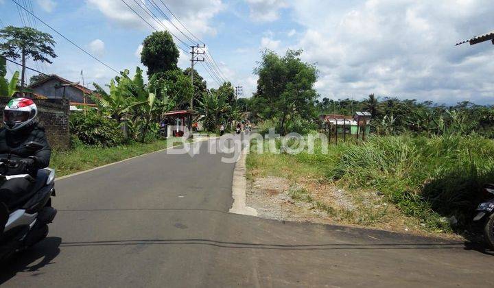 TANAH SIAP BANGUN HARGA NEGO PINGGIR JALAN UTAMA  LEUWINANGGUNG SUKABUMI 1