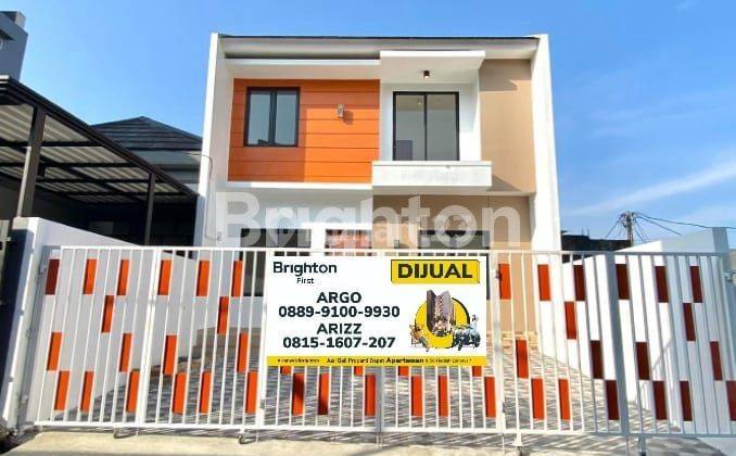 RUMAH TERMURAH DAN TERLUAS RUMAH LT 103m2 2 LANTAI 10 MENIT KE STASIUN DEPOK 1