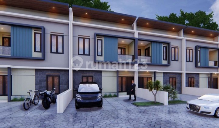 Rumah Modern Cantik 2Lt Murah Indent di Cluster Bolon