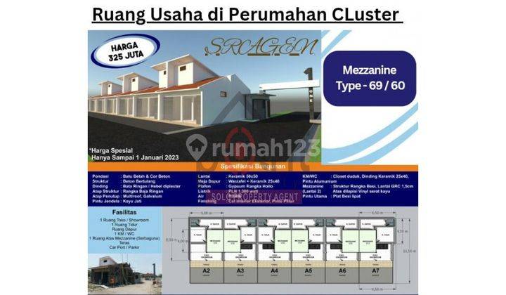Rumah Cluster Konsep Mezzanine di Sragen 5
