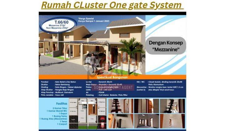 Rumah Cluster Konsep Mezzanine di Sragen 11