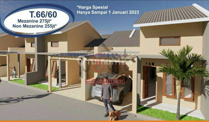 Rumah Cluster Konsep Mezzanine di Sragen 12