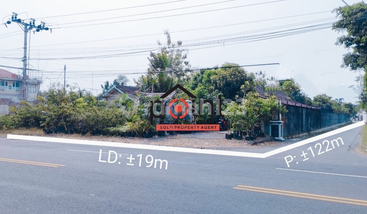 Tanah Ideal Luas 2.326m² Strategis Di Pinggir Jalan Raya Clmdu