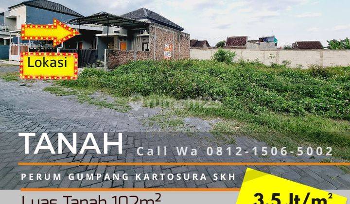 Tanah Ideal 102m² SHM & IMB Ready Akses Lebar 1