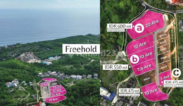 Dijual Tanah Hak Milik di Uluwatu Zona Pariwisata 2