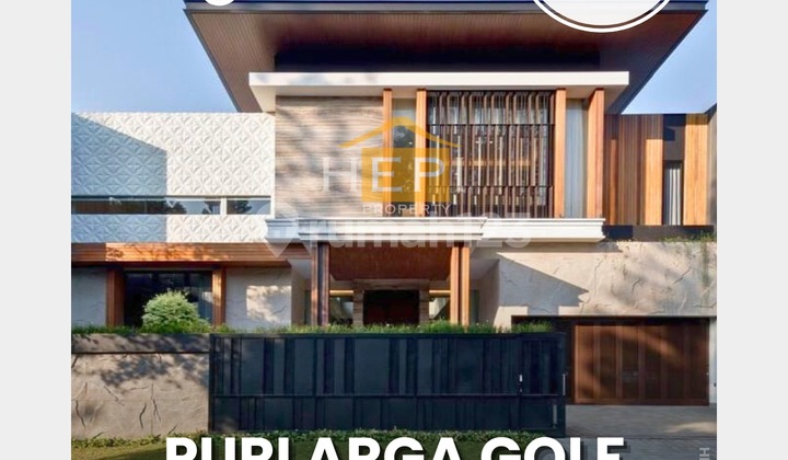 Rumah Furnish ada kolam renang di Puri Arga Golf ,BSB City 1