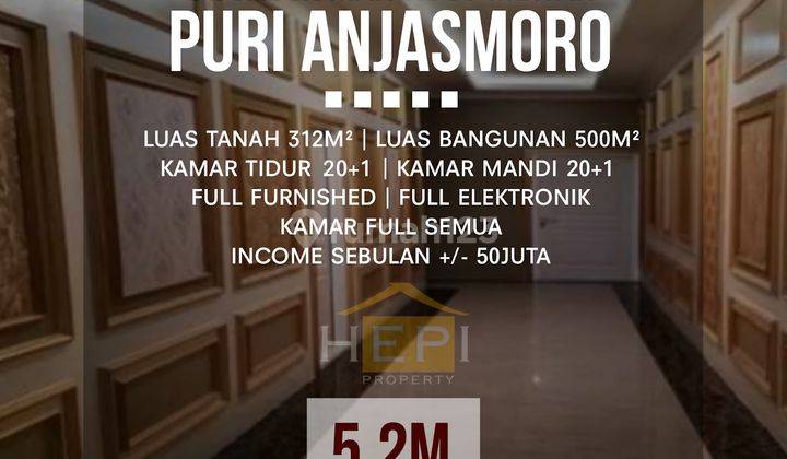 Dijual rumah kost mewah di Puri Anjasmoro, Semarang. 1