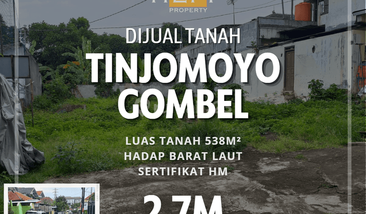 Dijual Tanah di Tinjomoyo Gombel Semarang 1