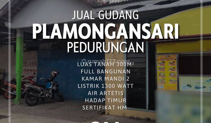 Dijual Gudang di Plamongansari Pedurungan Semarang
 1