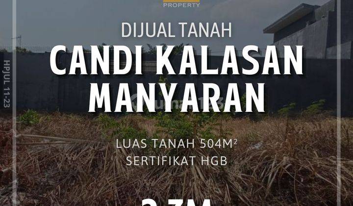 Dijual Tanah di Candi Kalasan Manyaran Semarang 1