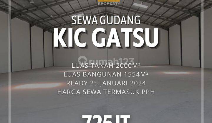 Disewakan Gudang di KIC Gatsu Semarang 1