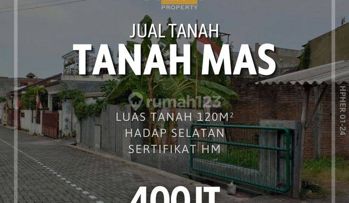 Dijual Kavling di Tanah Mas Semarang Utara 1