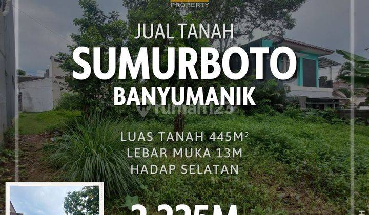 Dijual Kavling siap bangun
di Sumurboto, Banyumanik 1