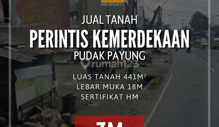 Tanah strategis di jalan Perintis Kemerdekaan 
Pudak Payung Semarang 1