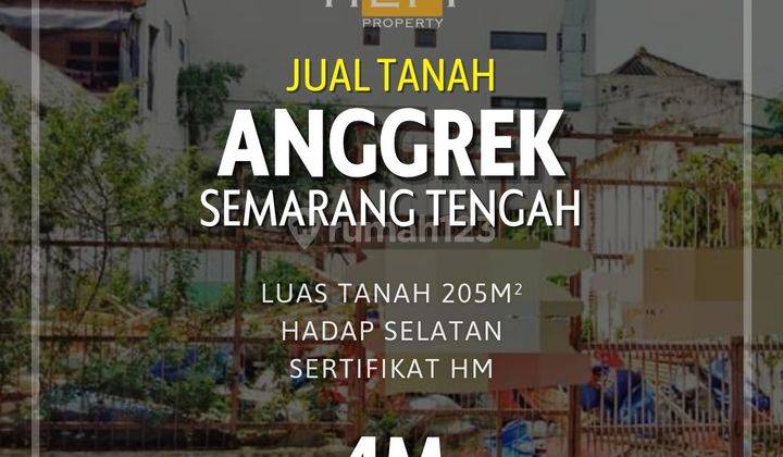 Tanah tengah kota di Anggrek Semarang Tengah 1