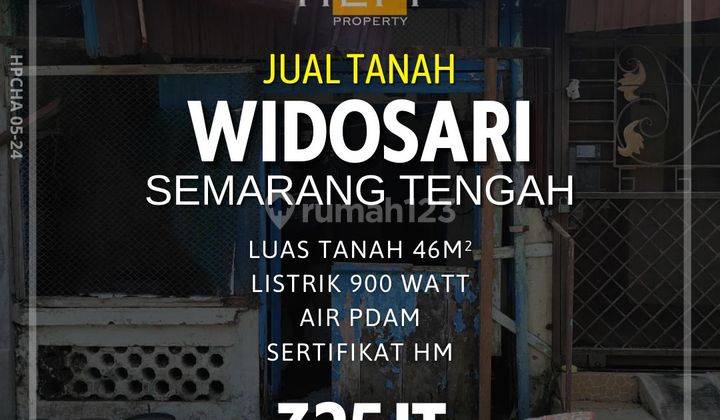 Tanah tengah kota di Widosari Semarang Tengah 1