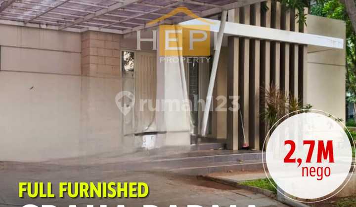 Rumah hook 2 muka Full Furnished Graha Padma Semarang 1