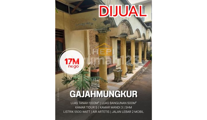 Rumah luas siap huni di Gajahmungkur Semarang 1