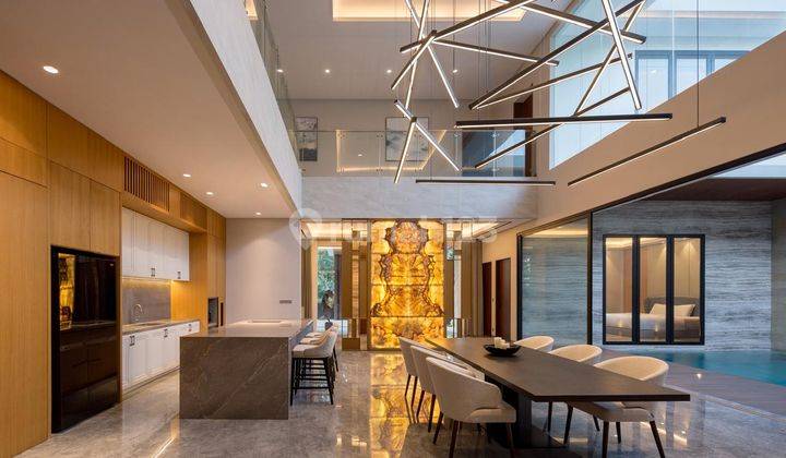 Rumah Mewah Di Puri Arga Golf Bsb Full Furnished Ada Kolam Renang 2