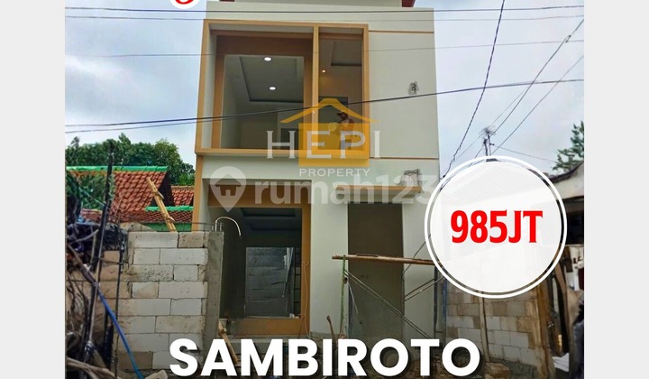 Rumah 2 lantai di Griya Sambiroto Raya Semarang 1