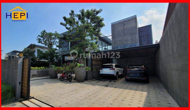 Rumah Super Mewah Semi Furnished Di Puri Arga Golf, Bsb City 1