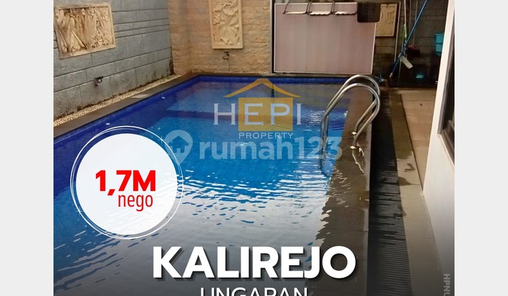 Rumah Ada Kolam Renang di Kalirejo Ungaran Timur 1