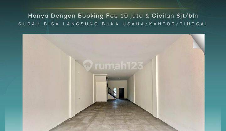 ruang keluarga rumah di golden prima 45
