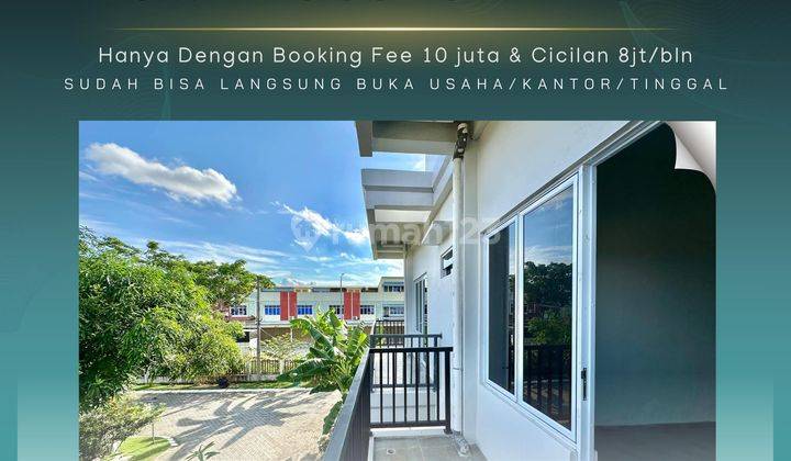 tampak depan ruko townhouse golden prima bengkong