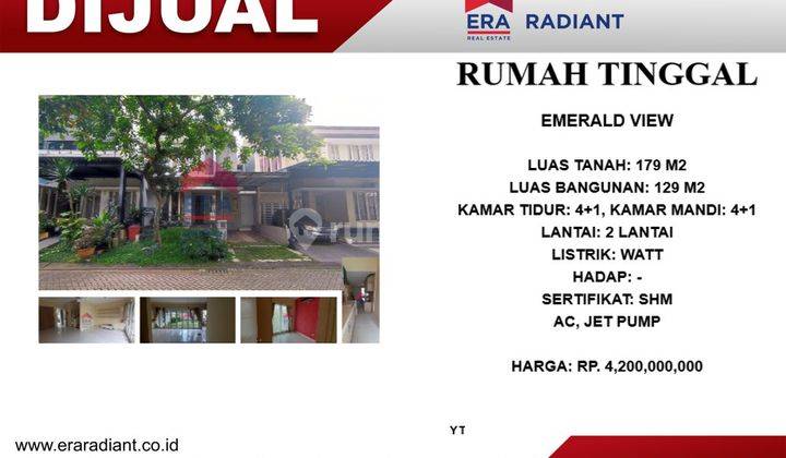 Rumah 2 Lantai Bagus Emerald View , Tangerang Selatan 2