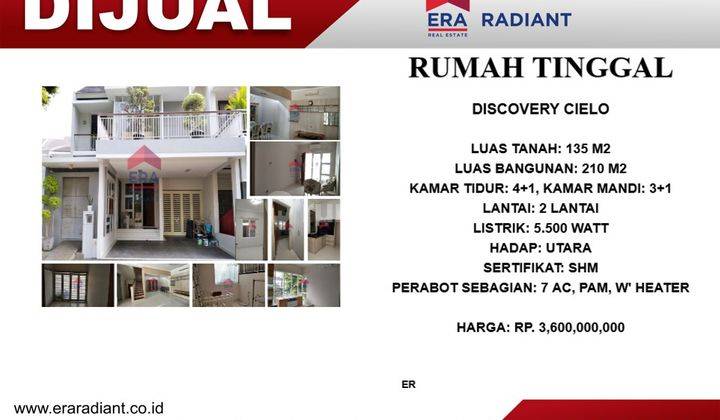 Rumah di Discovery Cielo Bintaro Jaya  Tangerang Selatan  2