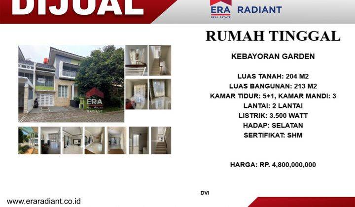 Rumah di Kebayoran Garden Bintaro jaya Tangerang Selatan  2