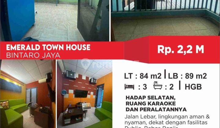 Rumah di Emerald Townhouse Bintaro jaya Tangerang Selatan  1