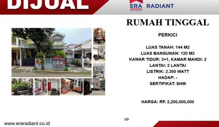 Rumah di Perkici Sektor 5 Bintaro Jaya Tangerang Selatan  1