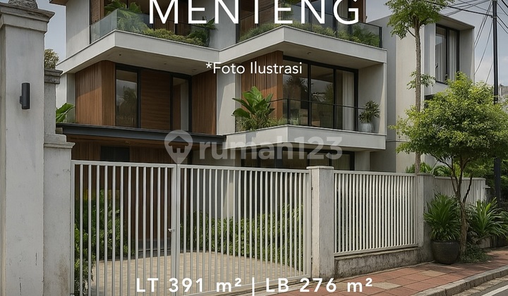 House in Menteng, Land Title Included (SHM)