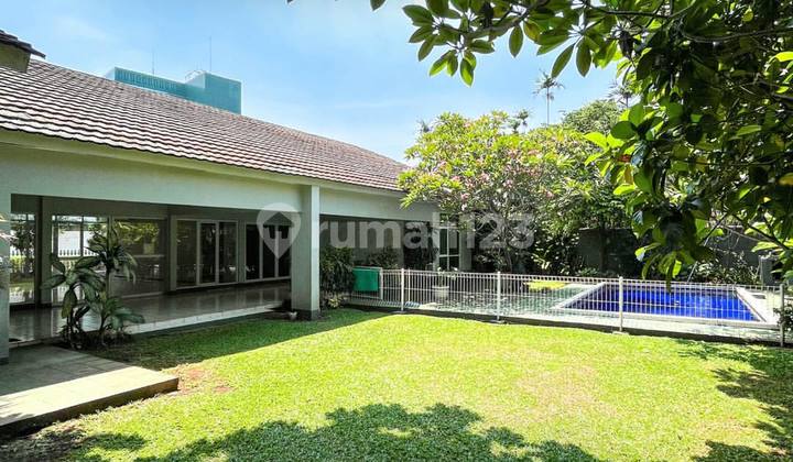House in Kemang with Large Land, Front and Back Yard