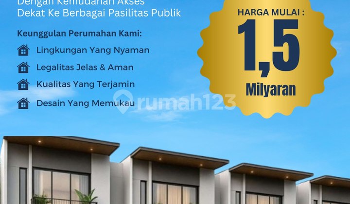 Townhouse Viral Harga Minimal di Duren Sawit Jakarta Timur Dekat Kalimalang