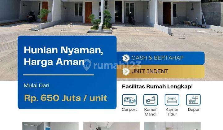 Dijual Rumah Di Ceger Taman Mini Jakarta Timur Dekat Stasiun LRT  2