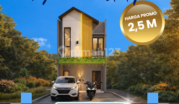 Rumah Scandinavian Luas dan Strategis Dekat Rawamangun Jakarta Timur