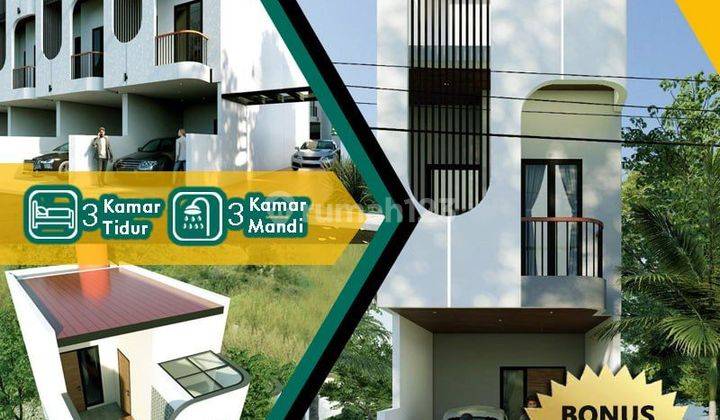 Dijual Rumah 3 Lantai Di Utan Kayu Matraman Jakarta Timur Dekat Gerbang Tol  1