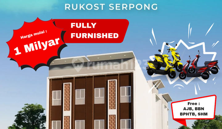 Dijual Kosan Fully Furnished Di Serpong Tangerang Selatan Dekat Universitas Pamulang  1